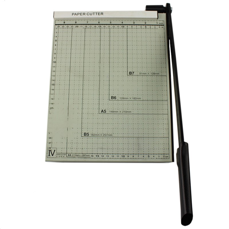 Ghilotina hartie A4 taiere manuala, marcaj format hartie, RESIGILAT - imagine 10